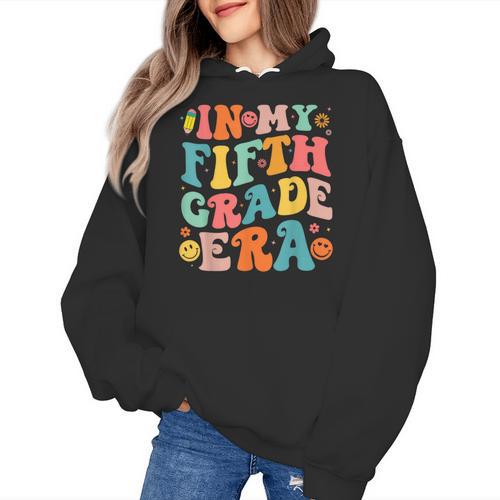 In My Fifth Grade Era 5th Grade Teacher Back To School Women's Hoodie - teacherstshirts.com UK