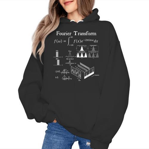 Fourier Transform Signal Science Math Teacher Nerdy Women's Hoodie - teacherstshirts.com DE
