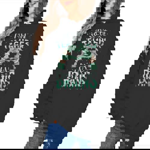 Halloween Teacher Tshirts Science Teachers Love Brains Women&#x27;s Hoodie - teacherstshirts.com