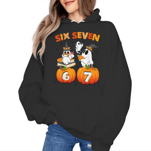 Haunted By 67 Boo Ghost Pumpkin Halloween Teacher Women's Hoodie - teacherstshirts.com AU