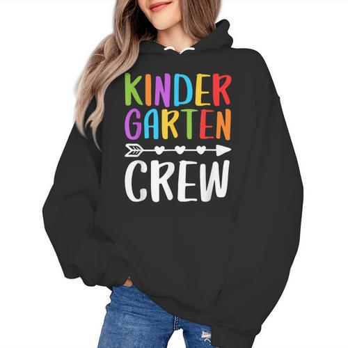 Kindergarten Crew Shirt Kinder Crew Teacher Boy Girl Women's Hoodie - teacherstshirts.com DE
