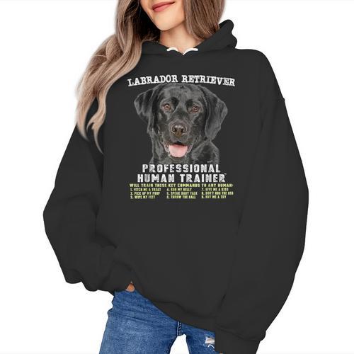 Labrador Retriever Lab Professional Human Trainer Women's Hoodie - Bostonterriersmerch.com