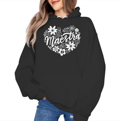 Maestra Spanish Teacher Women's Hoodie - teacherstshirts.com