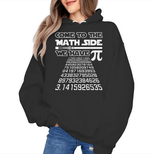 Come To The Math Side We Have Pie Shirt Pi Day Teacher Women's Hoodie - teacherstshirts.com