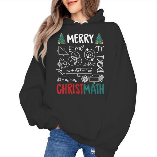 Merry Christmath – Math Christmas For Math Teacher For Men Women Kids Women's Hoodie - teacherstshirts.com