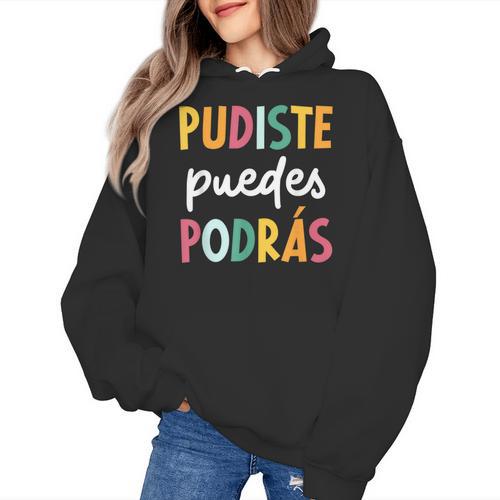 Multilingual Hispanic Heritage Spanish Teacher Maestra Women's Hoodie - teacherstshirts.com UK