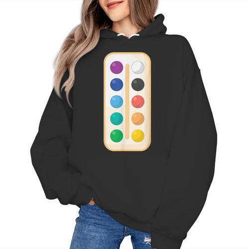 Paint Palette ArtSet Halloween Costume For Teachers Students For Men Women Kids Women's Hoodie - teacherstshirts.com