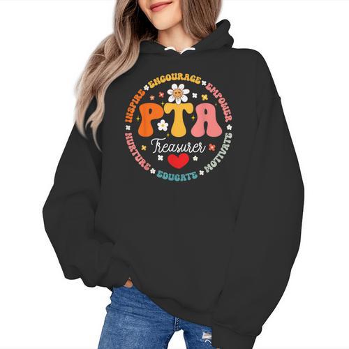 Parents Teacher Association Team Supporter PTA Treasurer For Men Women Girls Kids Women's Hoodie - teacherstshirts.com UK