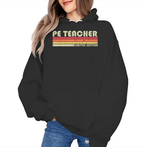 PE TEACHER Job Title Profession Birthday Worker Idea Women's Hoodie - teacherstshirts.com UK