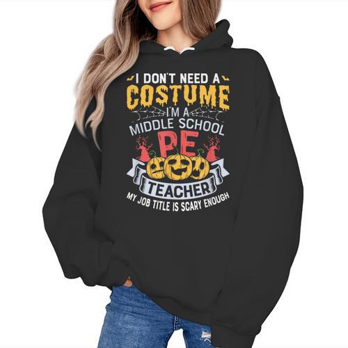 Physical Education School PE Teacher Halloween Costume Men Women Women's Hoodie - teacherstshirts.com AU