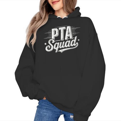 PTA Squad Parent Teacher Association Back To School Teacher Women's Hoodie - teacherstshirts.com AU
