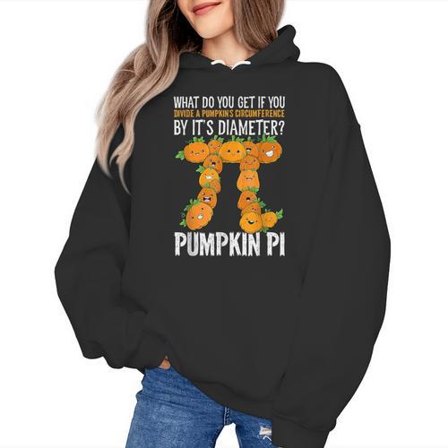 Pumpkin Pi Math Teacher Halloween Geometry Women's Hoodie - teacherstshirts.com DE