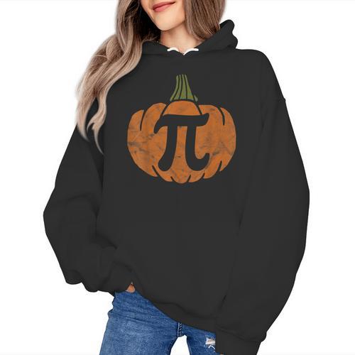 Pumpkin Pi Math Teacher Halloween Thanksgiving Day Costume Men Women Kids Women's Hoodie - teacherstshirts.com AU