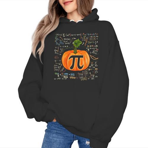 Pumpkin Pi Math Teacher Halloween Pumpkin Pi Women's Hoodie - teacherstshirts.com