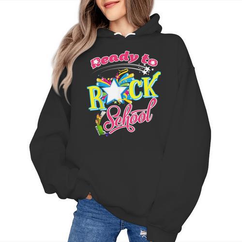 Ready To Rock School Shirt Students And Teachers Women's Hoodie - teacherstshirts.com AU