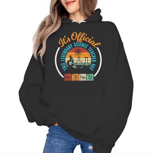 Retiring Science Teacher Retirement Women's Hoodie - teacherstshirts.com CA