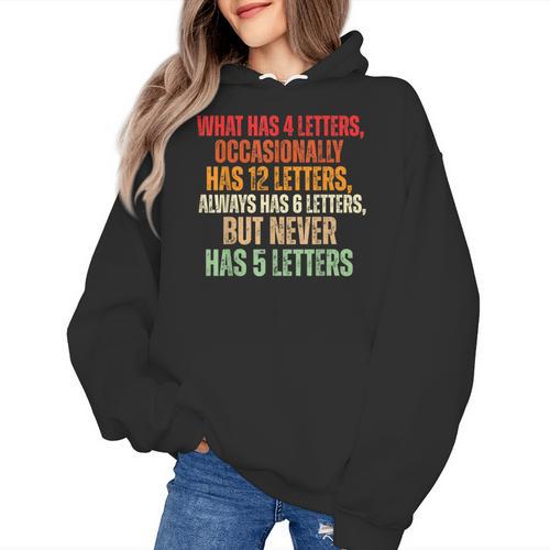 Riddle Wordplay Joke For Grammar Nerds And Teachers Women's Hoodie - teacherstshirts.com AU