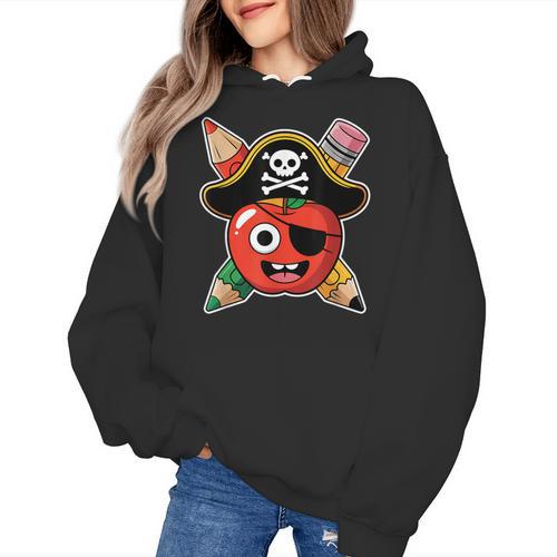 School International Talk Like A Pirate Day Pirate Teacher Women's Hoodie - teacherstshirts.com CA