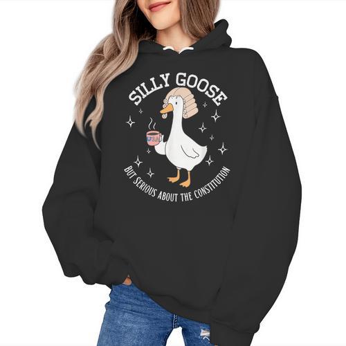 Silly Goose Constitution History Teacher Middle School Women's Hoodie - teacherstshirts.com AU