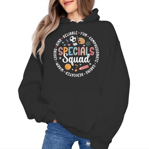 Specials Squad Appreciation Specials Team Specials Teacher Women's Hoodie - teacherstshirts.com CA