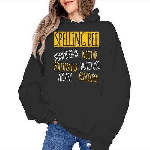 Spelling Bee Halloween Pun Costume Beekeeper Teacher Women's Hoodie - teacherstshirts.com