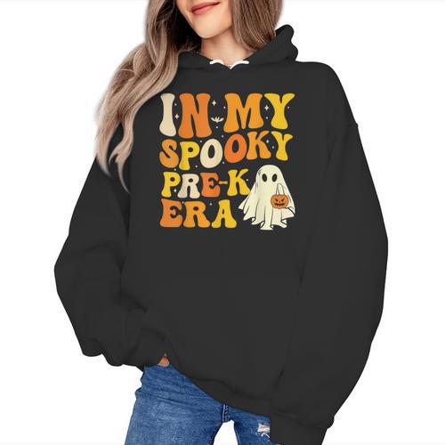 In My Spooky PRE-K Teacher Era Halloween Costume Tee Women's Hoodie - teacherstshirts.com AU