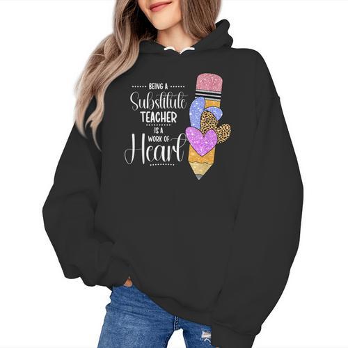 Being A Substitute Teacher Substitute Teaching Women's Hoodie - teacherstshirts.com DE