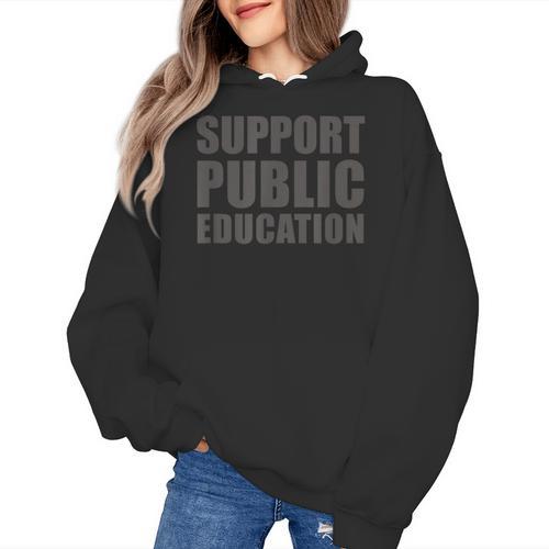 Support Public Education Protect Teachers Students Schools Women's Hoodie - teacherstshirts.com AU