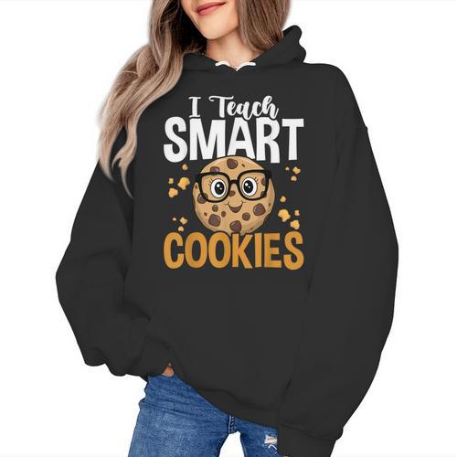 Teacher I Teach Smart Cookies Nerd Women's Hoodie - teacherstshirts.com UK