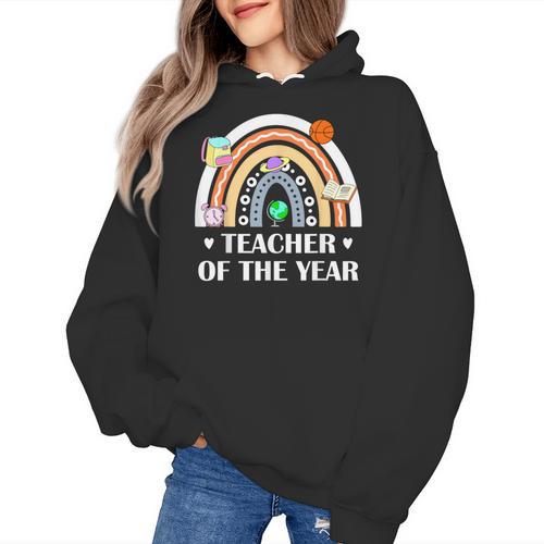 Teacher Of The Year Best Teacher Ever Men Women Women's Hoodie - teacherstshirts.com