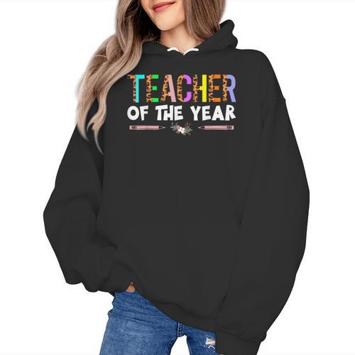Teacher Of The Year Party Teacher Appreciation Women's Hoodie - teacherstshirts.com AU