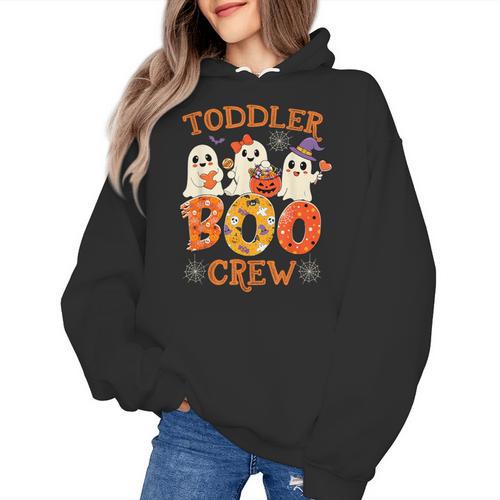 Toddler Boo Crew Halloween Costume For Teacher Kids Women's Hoodie - teacherstshirts.com DE