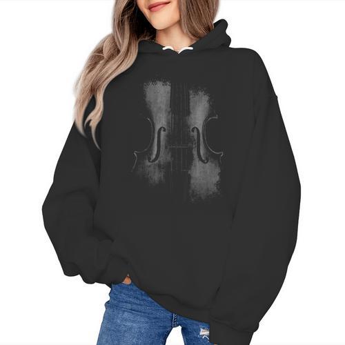 Violin Player Instrument Music Teacher Musical Violinist Women's Hoodie - teacherstshirts.com
