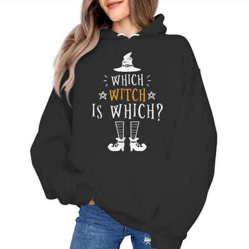 Which Witch Is Which Halloween Grammar Teacher Costume Women's Hoodie - teacherstshirts.com AU