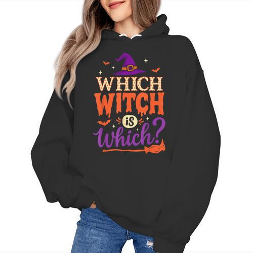 Which Witch Is Which Halloween For Women Men English Teacher Women's Hoodie - teacherstshirts.com UK