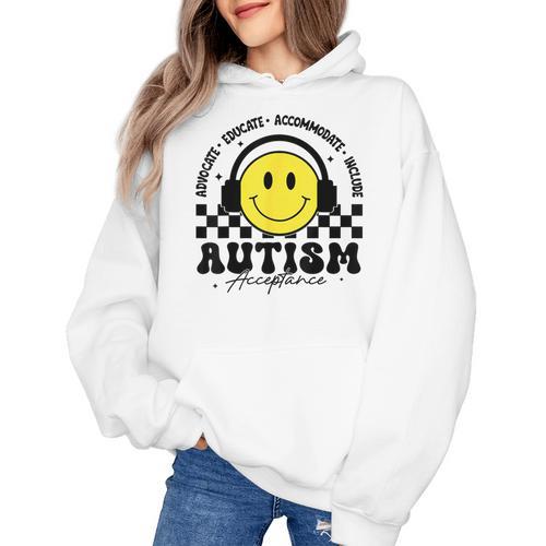 Autism Awareness Acceptance Special Education Teacher Kids Women's Hoodie - teacherstshirts.com DE