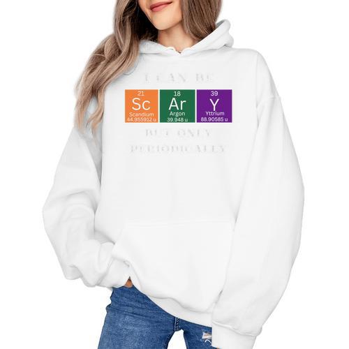 Chemisty Science Teacher Periodic Table Halloween Women's Hoodie - teacherstshirts.com