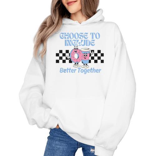 Choose To Include Special Education Teacher Autism Awareness Women's Hoodie - teacherstshirts.com DE