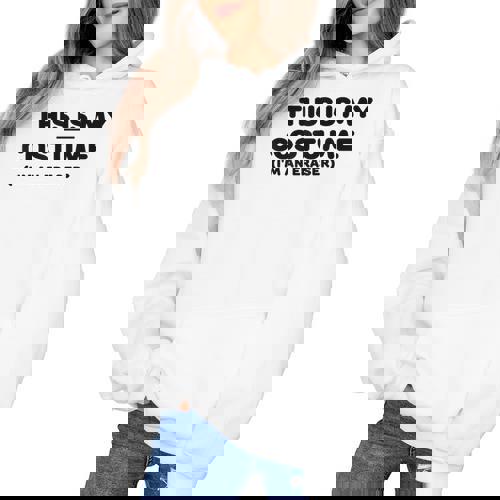 THIS IS MY COSTUME Eraser Teacher Halloween Costume Women&#x27;s Hoodie - teacherstshirts.com