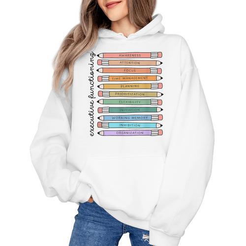 Executive Functioning Skills Back To School Sped Teacher SLP Women's Hoodie - teacherstshirts.com AU