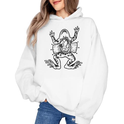 Frog Dissection Biology Anatomy Lab Science Teacher Women's Hoodie - teacherstshirts.com DE