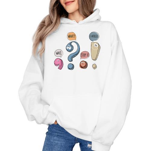 Grammar Teacher Punctuation For English Teacher Men Women Women's Hoodie - teacherstshirts.com AU
