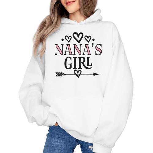 Granddaughter Nanas Girl Women's Hoodie - Bostonterriersmerch.com
