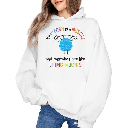 Growth Mindset Tee Teacher Quotes Men Women Kids Women's Hoodie - teacherstshirts.com