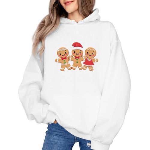 Hanging With My Cookies Gingerbread Christmas Teacher Xmas Women's Hoodie - teacherstshirts.com DE