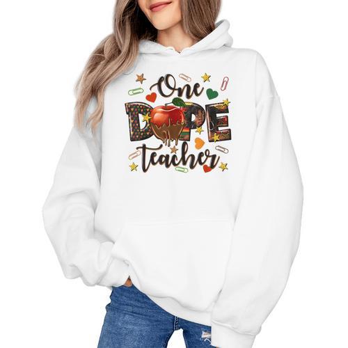 One Dope Teacher Women's Hoodie - teacherstshirts.com AU