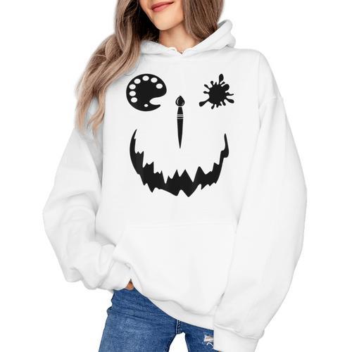 Pumpkin Artist Halloween Art Teacher Women's Hoodie - teacherstshirts.com UK