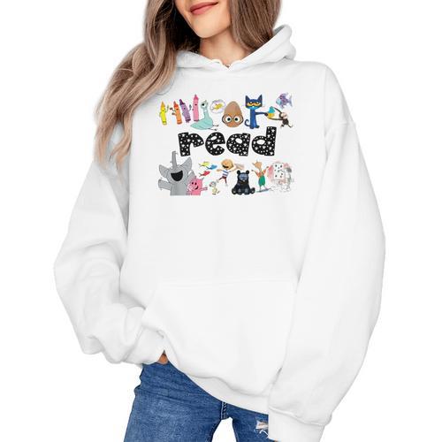 Read Children's Books Teacher Women's Hoodie - teacherstshirts.com AU
