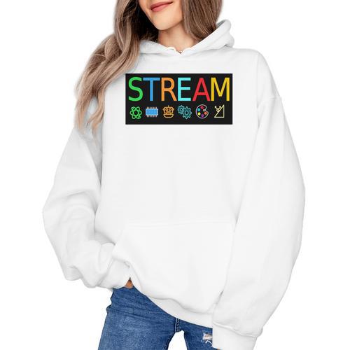 Stream Technology Robotics Shirt For Teachers And Students Premium Tri-Blend Women's Hoodie - teacherstshirts.com