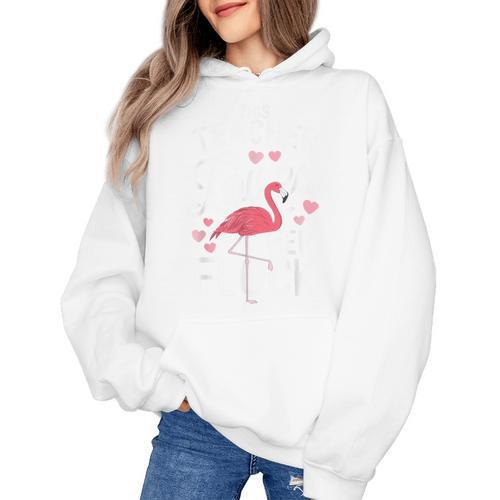 This Teacher Loves Her Flock Flamingo Teacher Class Women's Hoodie - teacherstshirts.com UK